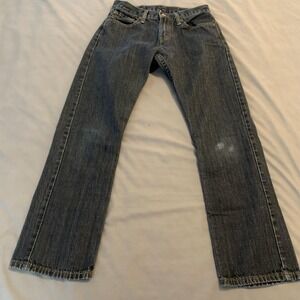 Levis 514 Jeans Mens 29x29 Blue Medium‎ Wash Straight Leg Denim Regular Fit